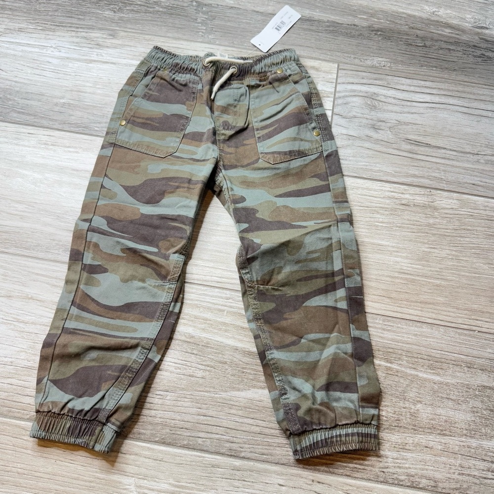 PEEK Camo Jogger Pants Size 4-5